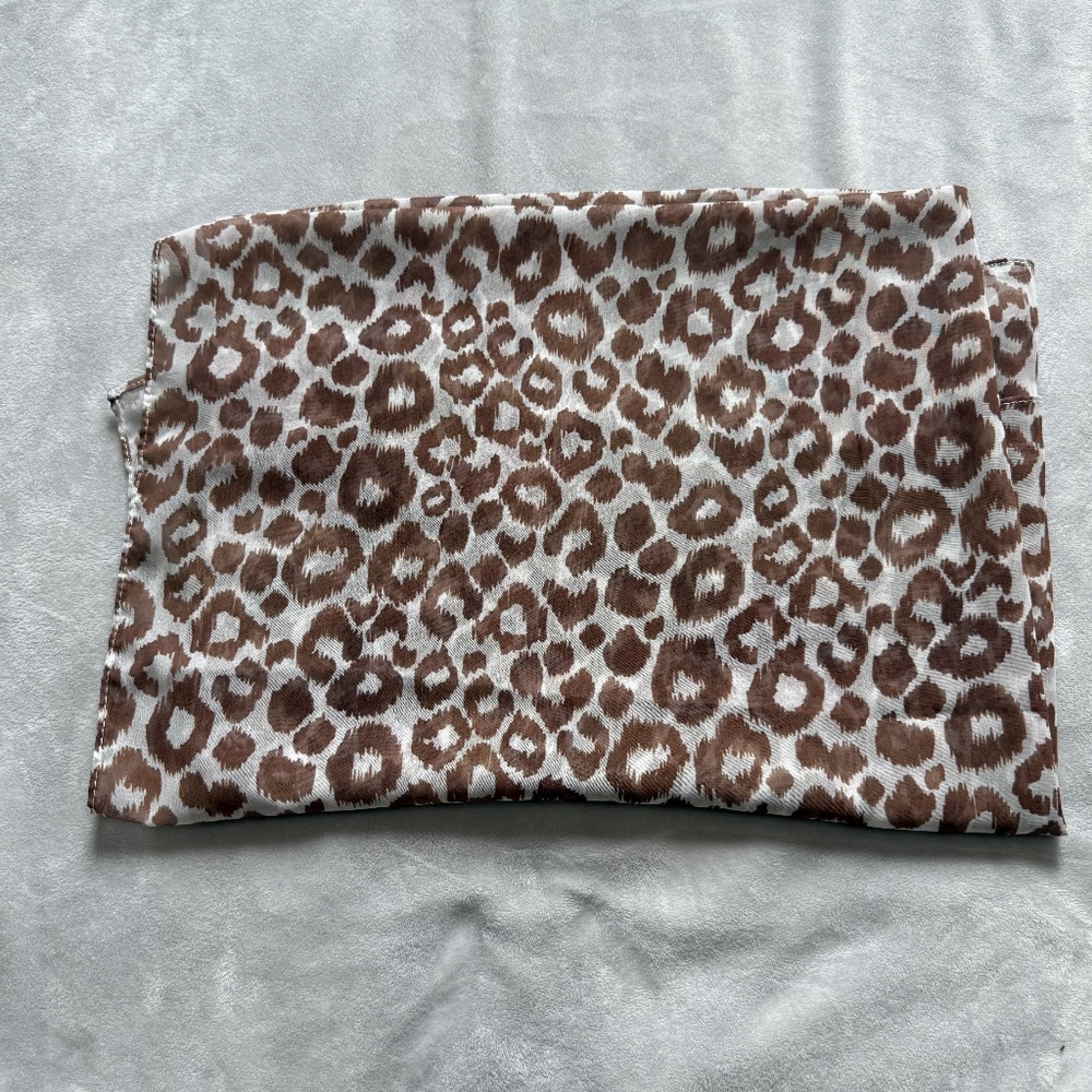 Antonio Melani Leopard Print Pareo Sarong Swim Cover Up